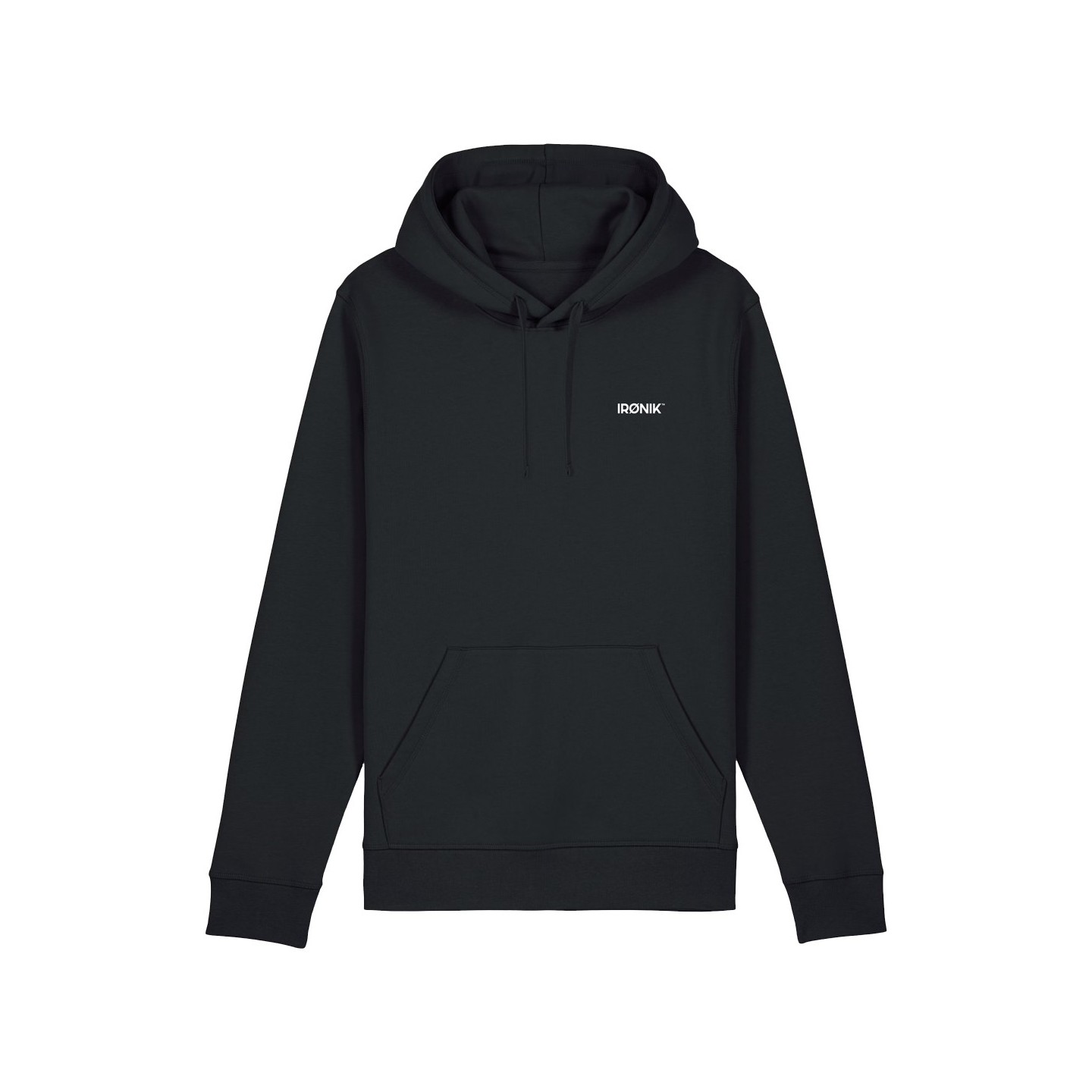 Sweat à capuche Irønik Noir – Le classique du vestiaire sportif moderne
