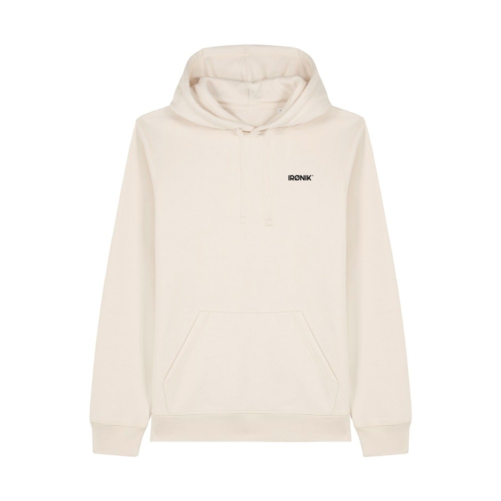Sweat à capuche Irønik Natural – L’élégance naturelle du style sportif