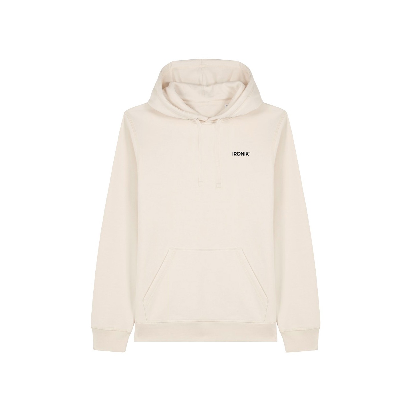 Sweat à capuche Irønik Natural – L’élégance naturelle du style sportif