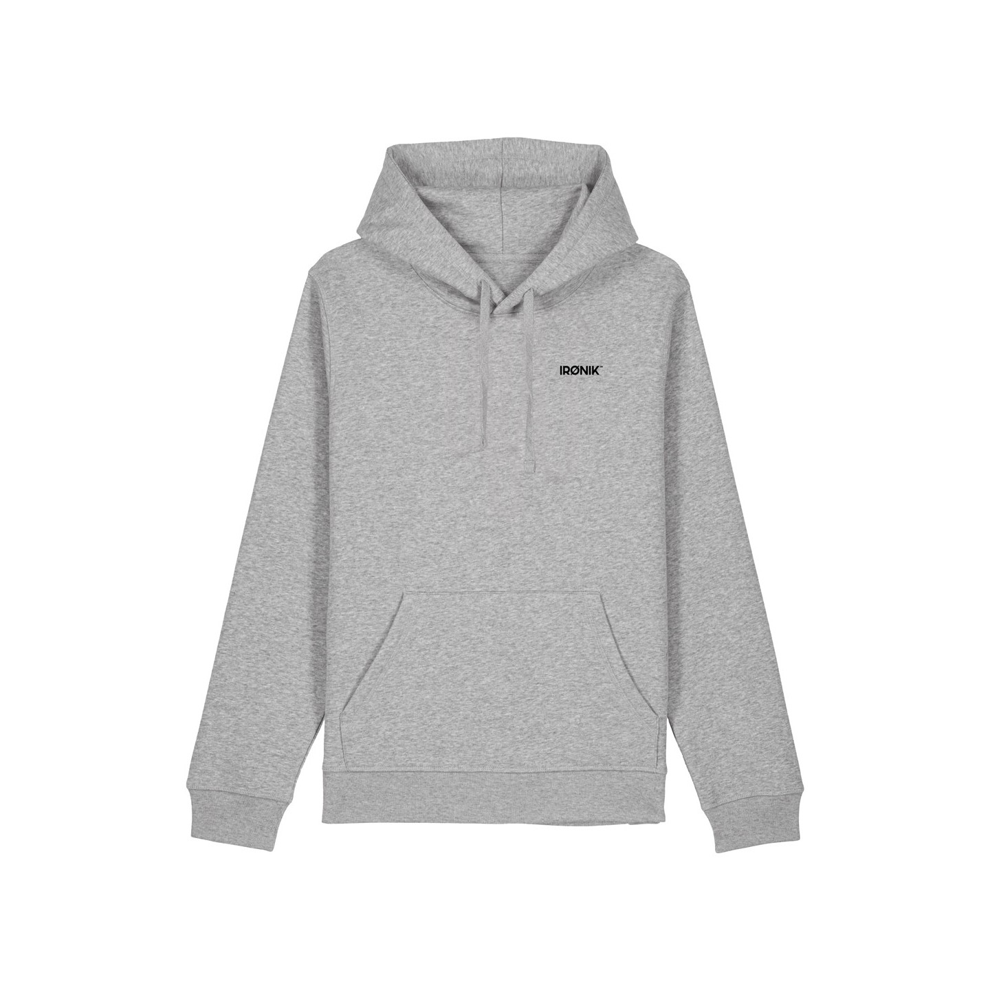 Sweat à capuche Irønik Gris – Le confort maîtrisé du vestiaire sportif élégant