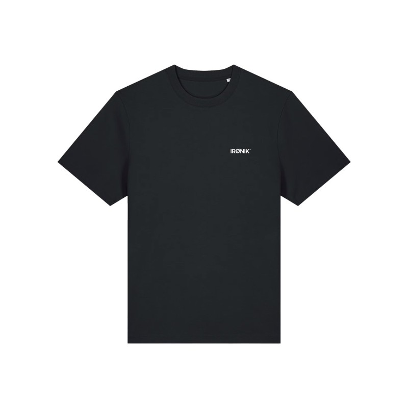 T-shirt Irønik Noir – L’essentiel du style athlétique moderne