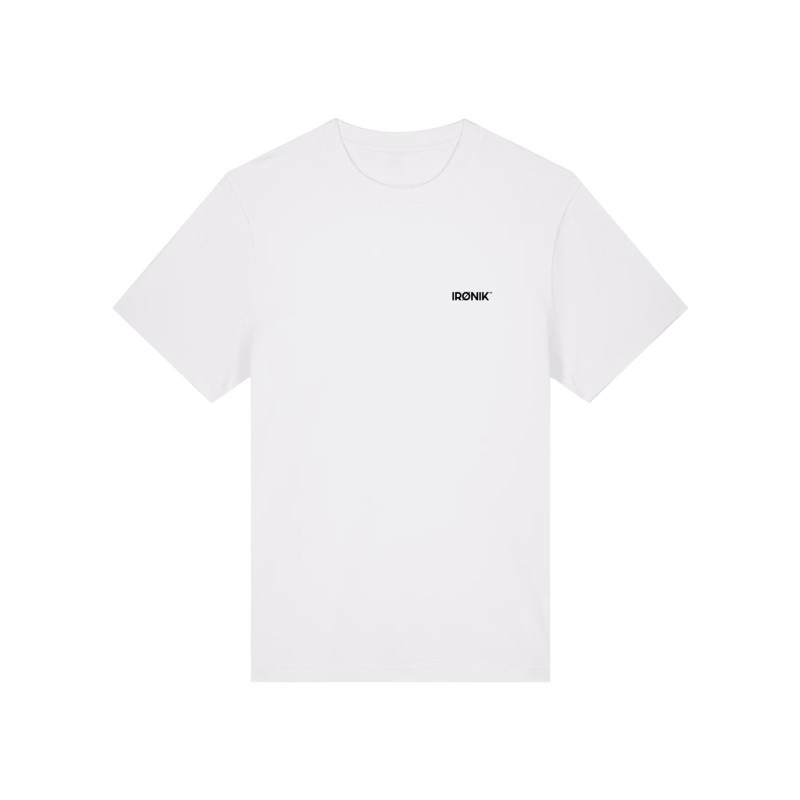 T-shirt Irønik Blanc – La pureté du vestiaire sportif contemporain