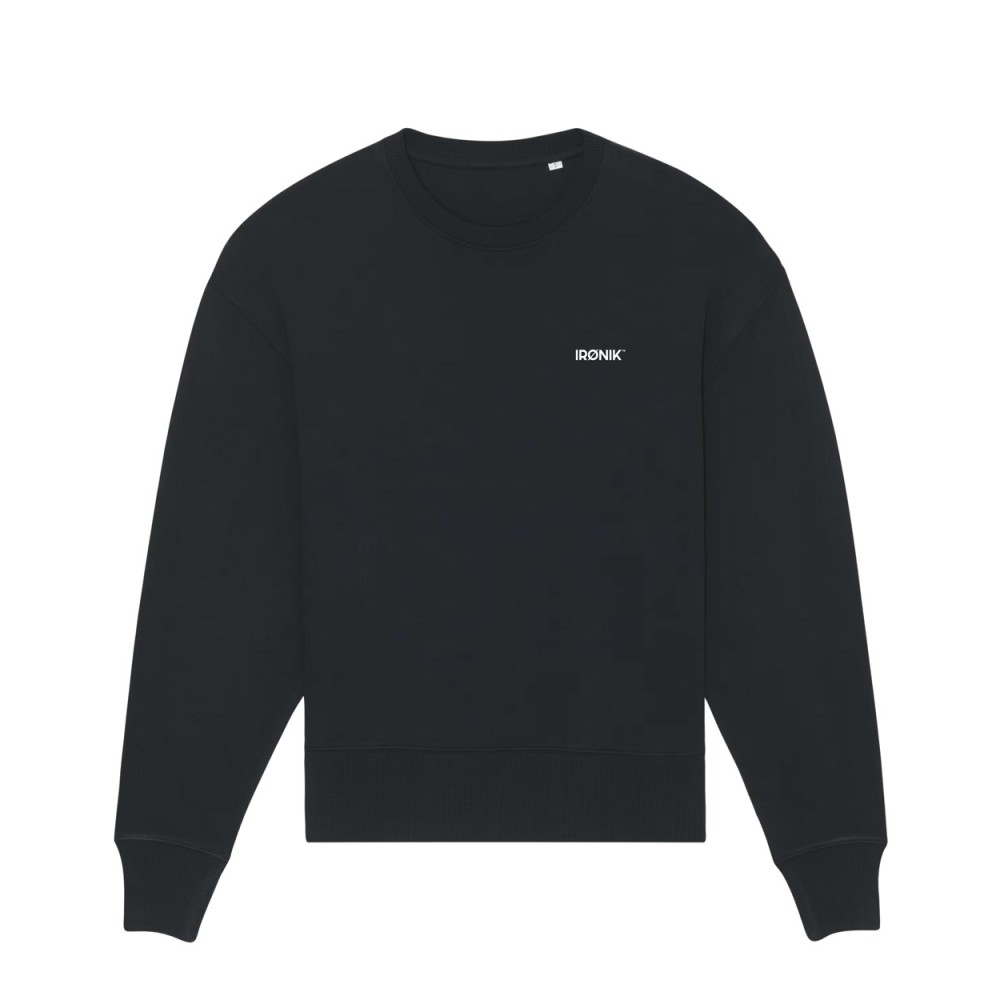 Sweatshirt Irønik Noir – Le classique du vestiaire sportif élégant