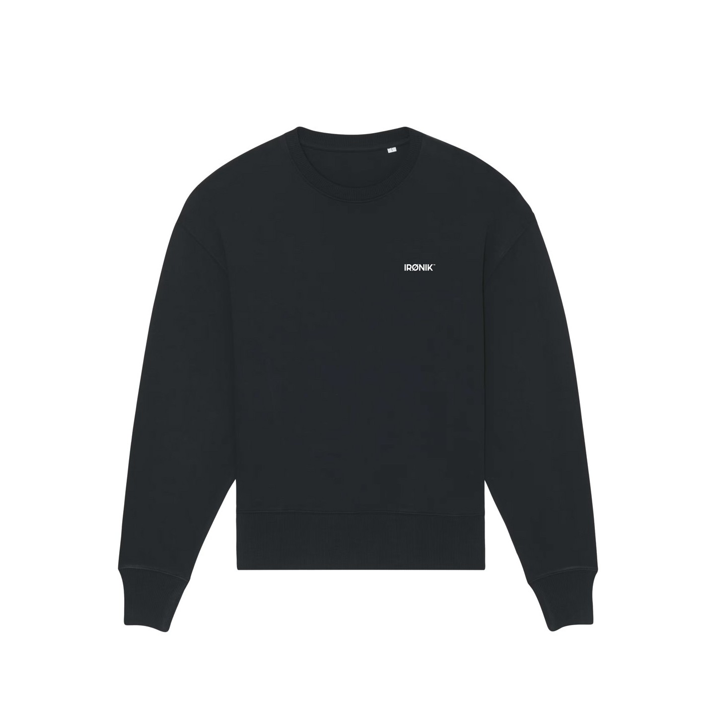 Sweatshirt Irønik Noir – Le classique du vestiaire sportif élégant