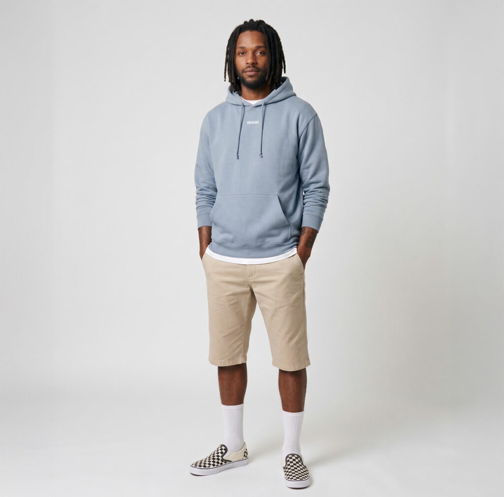 Off Duty Hoodie Blue