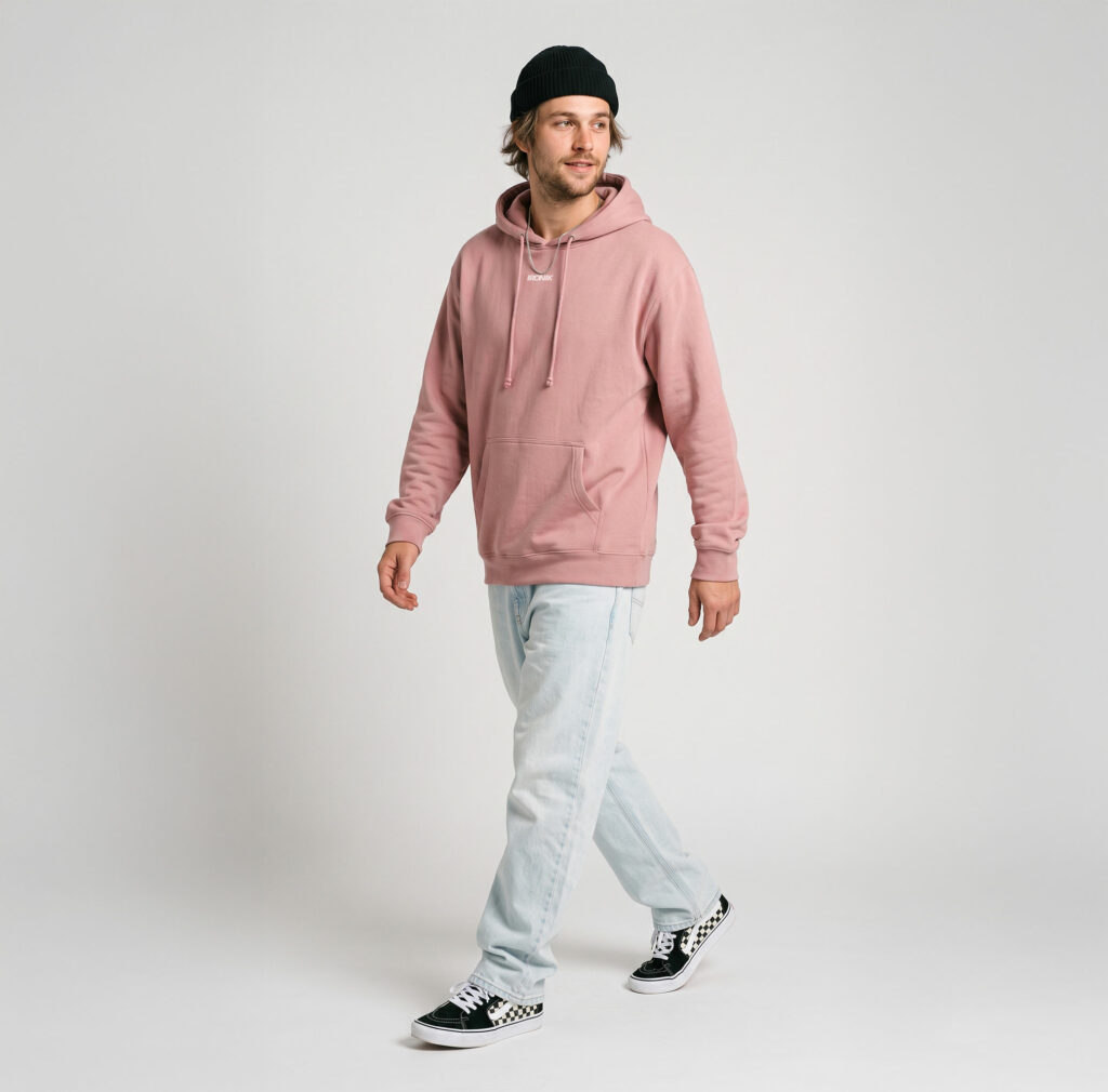 Off Duty Hoodie Pink