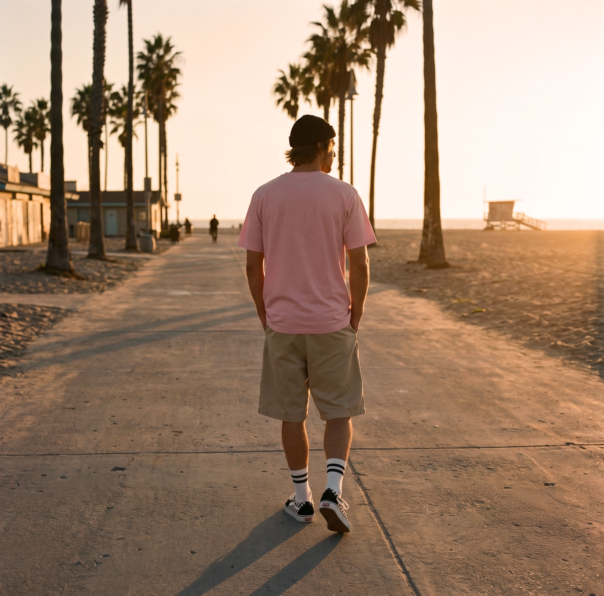 Off Duty Tee Pink — IRONIK