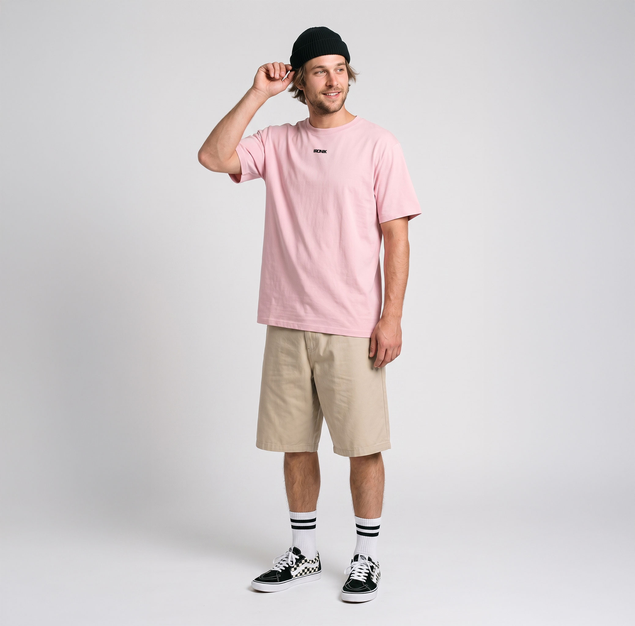 Off Duty Tee Pink — IRONIK