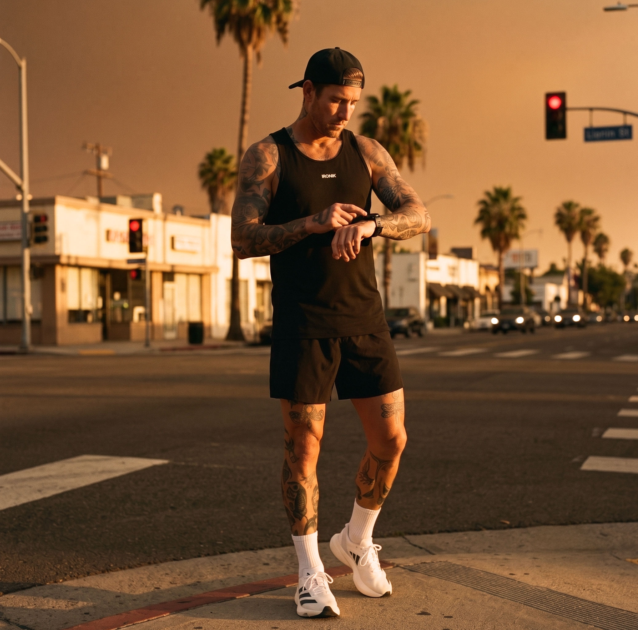 Running Singlet Black — IRONIK