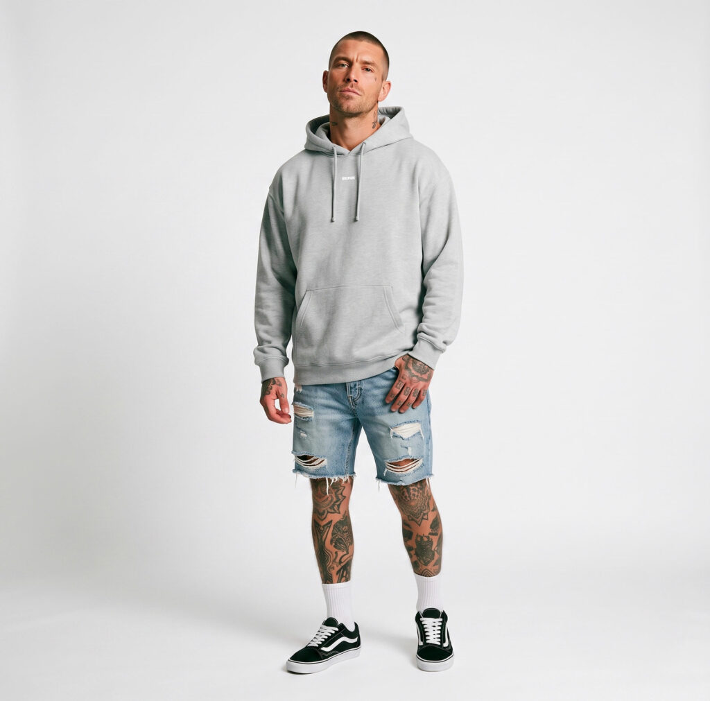Off Duty Hoodie Grey