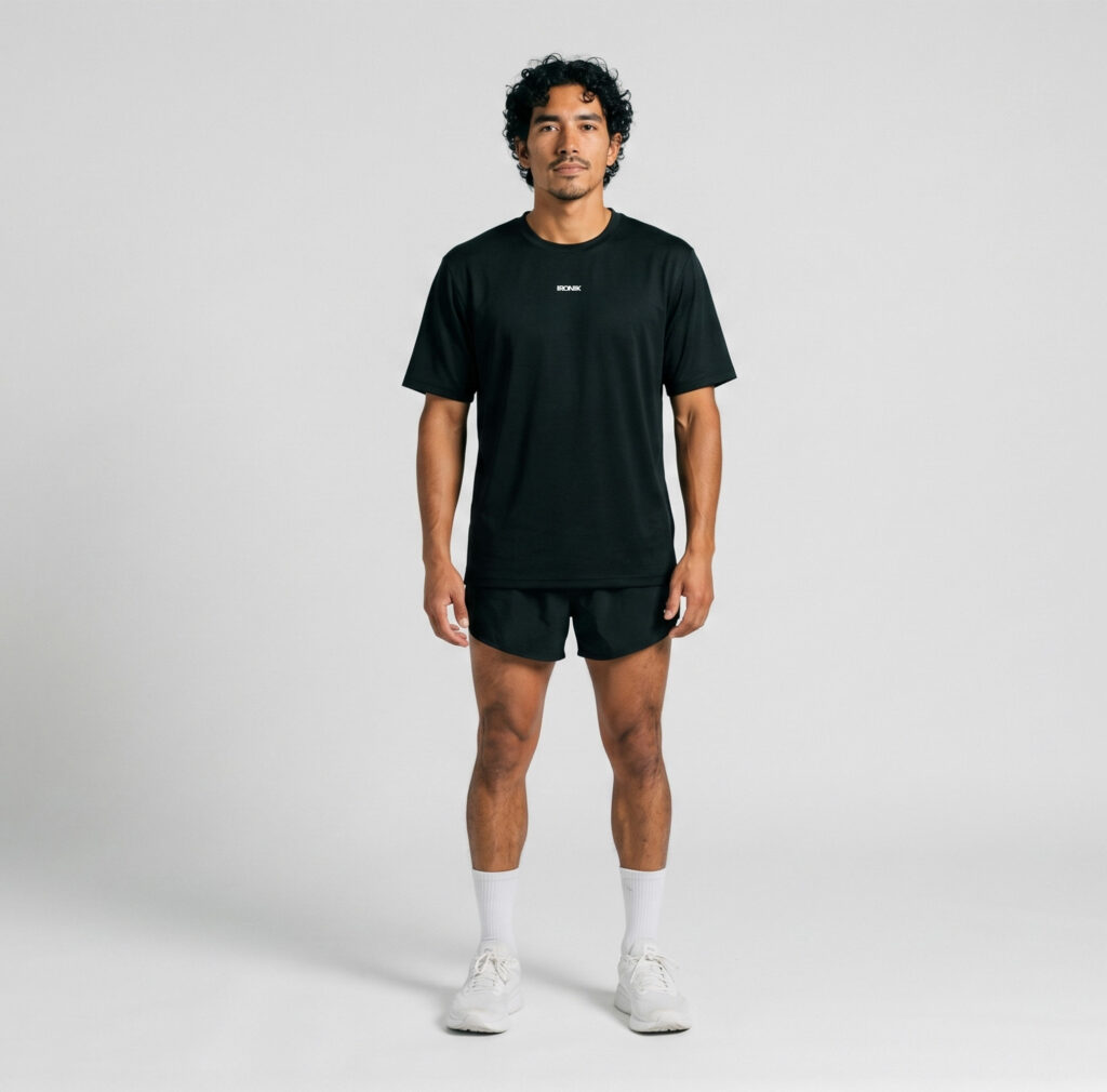 Running Tee Black