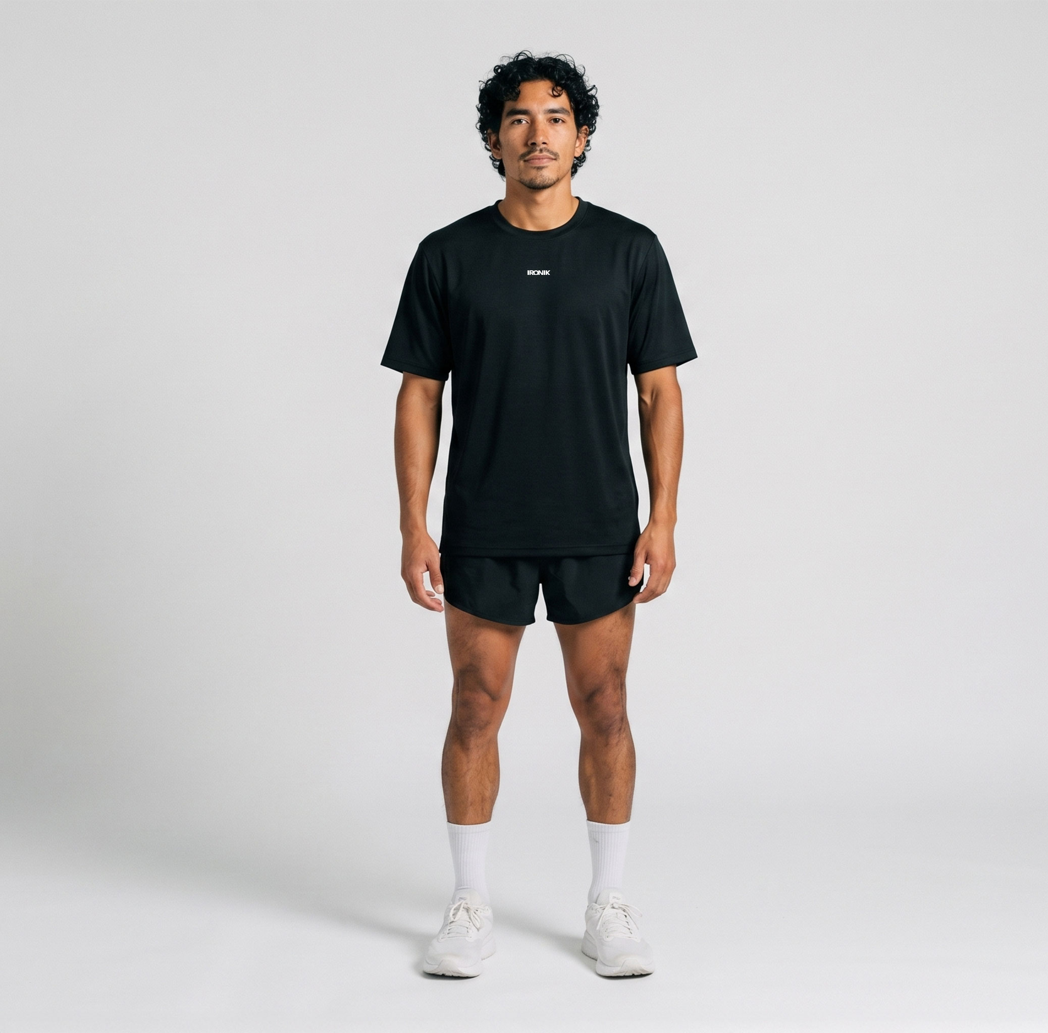Running Tee Black — IRONIK