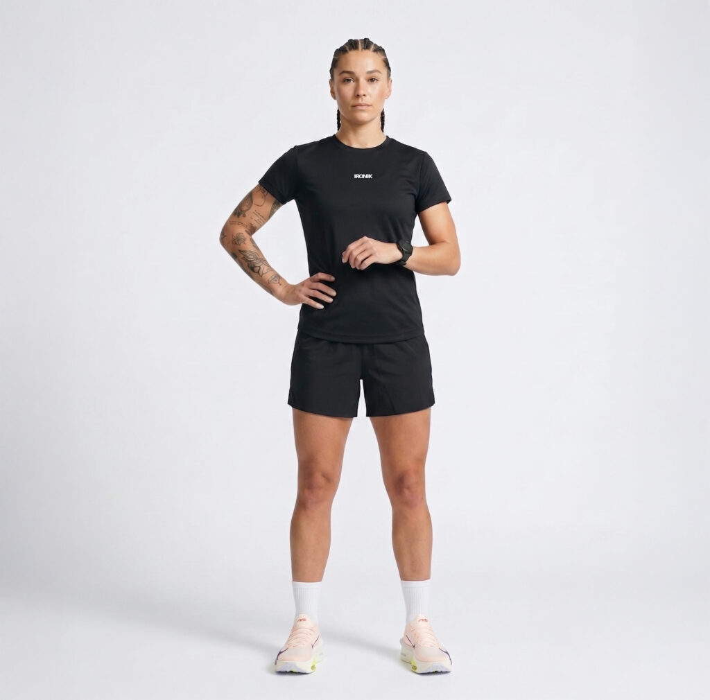 Running Tee Black